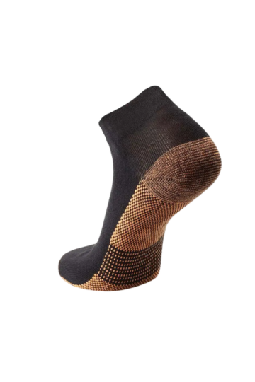 Magical sports socks made of pure cotton with bamboo copper fiber.
